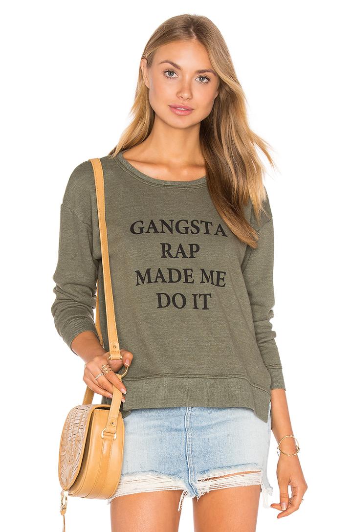 Gangsta Rap Made Me Jolie Pullover