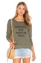 Gangsta Rap Made Me Jolie Pullover