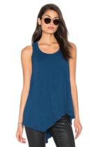 Slub Slouchy Slant Tank