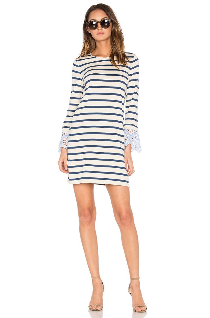 Stripe & Eyelet Dress