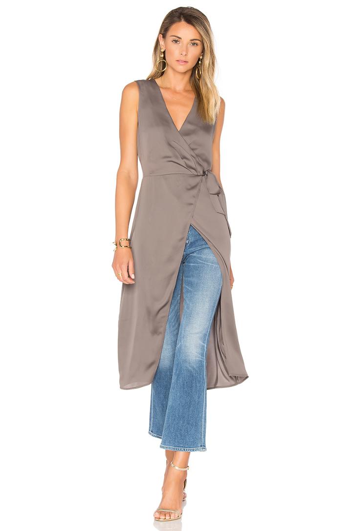 The Hi-low Wrap Blouse