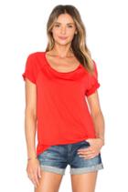 Very Light Jersey Scoop Neck Tee