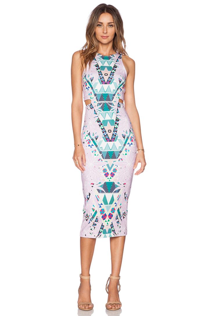 Cut Out Midi Dress