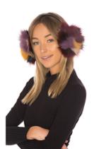 Luxe Earmuff With Fox Fur