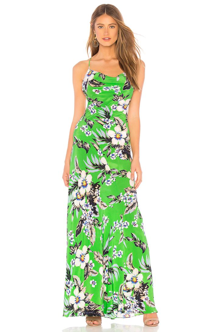 Cowl Neck Bias Dress