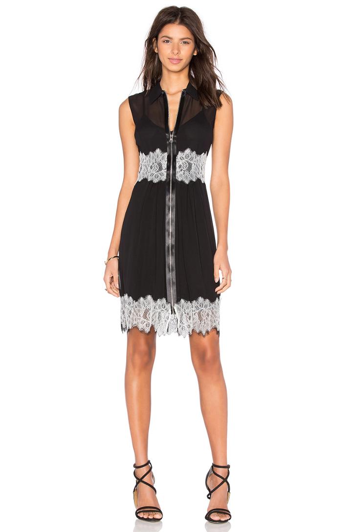 Collar Zip Dress