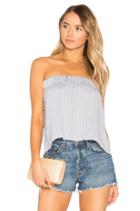Sky Strapless Pleat Top