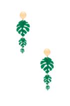 Tropical Palm Earrings