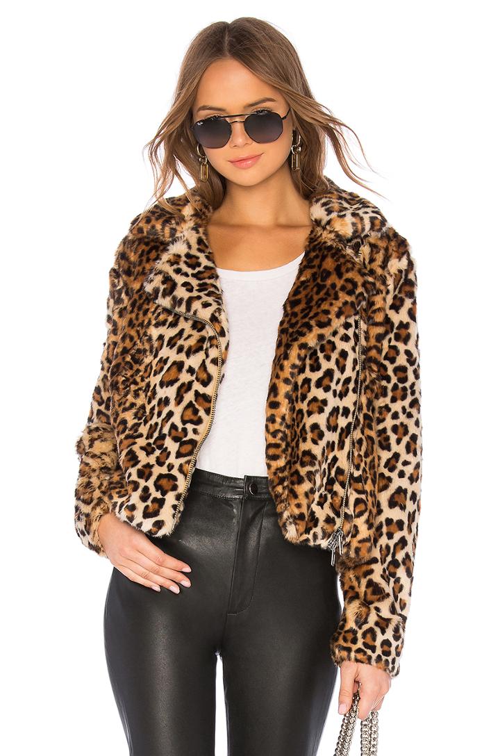 Hudson Faux Fur Jacket