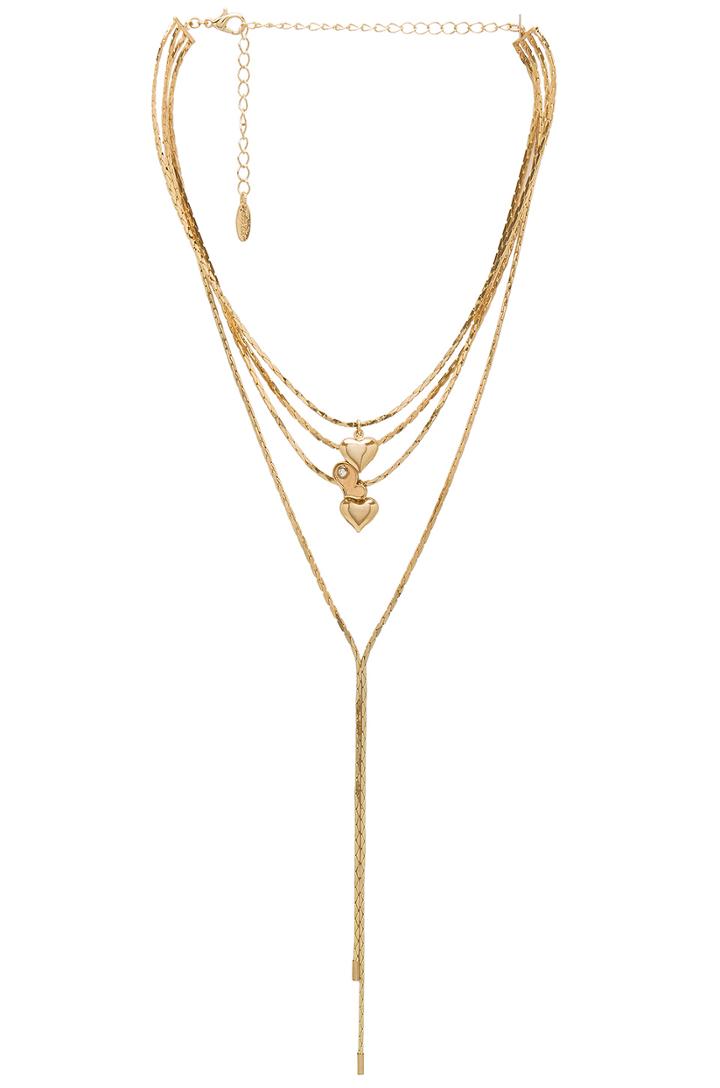 Layered Heart Lariat