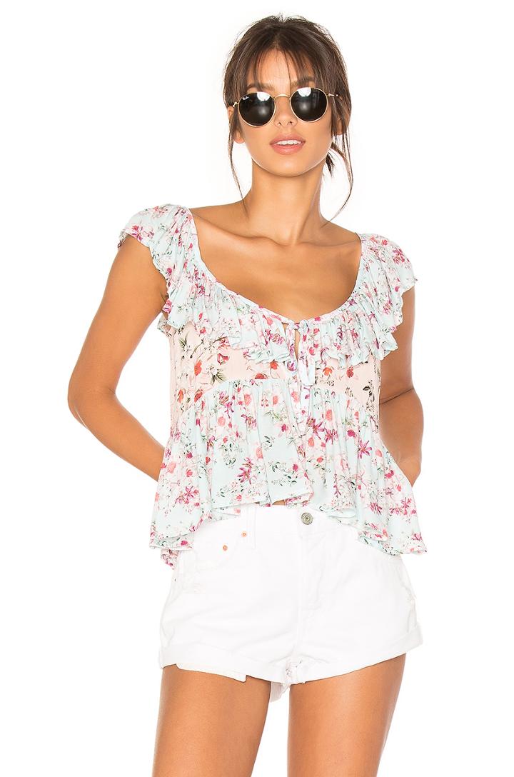Sherbet Spliced Top