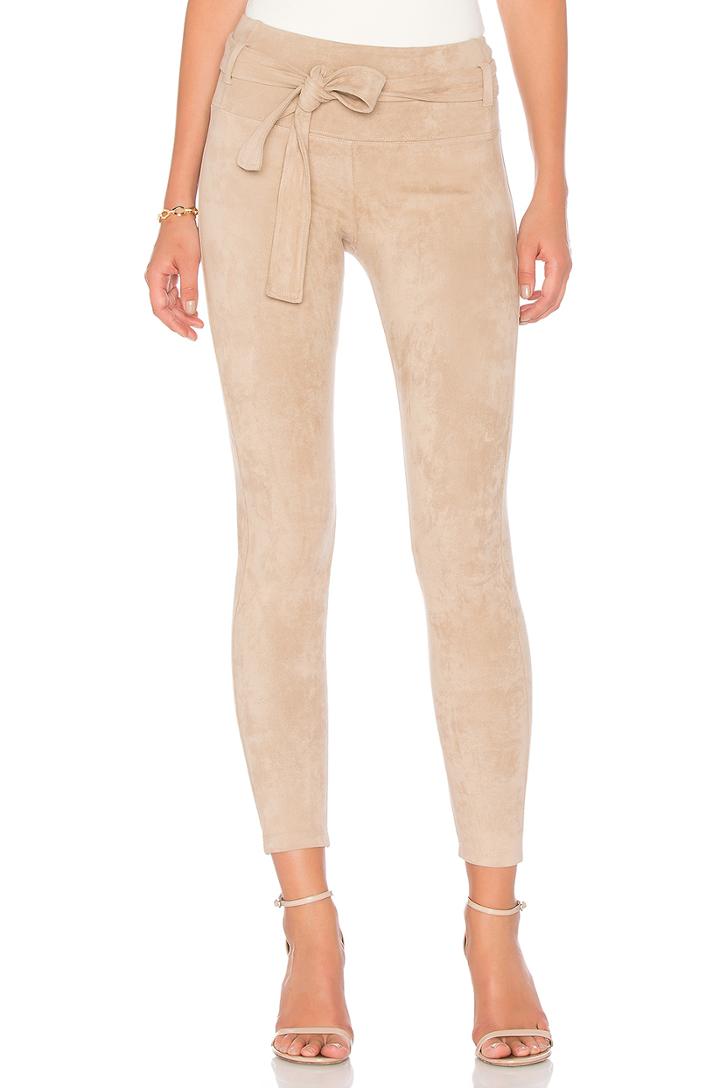Belted Suede Legging