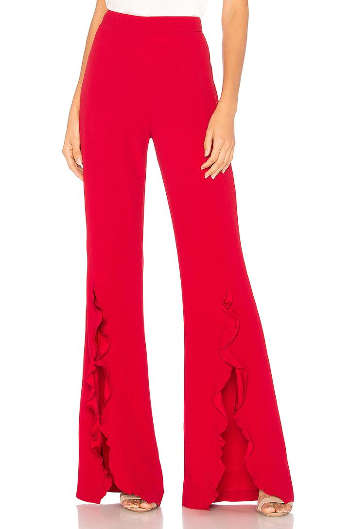 Ivy Ruffle Trouser