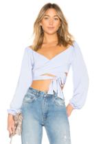 Piper Puff Sleeve Wrap Top