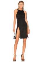 High Zip Slit Dress