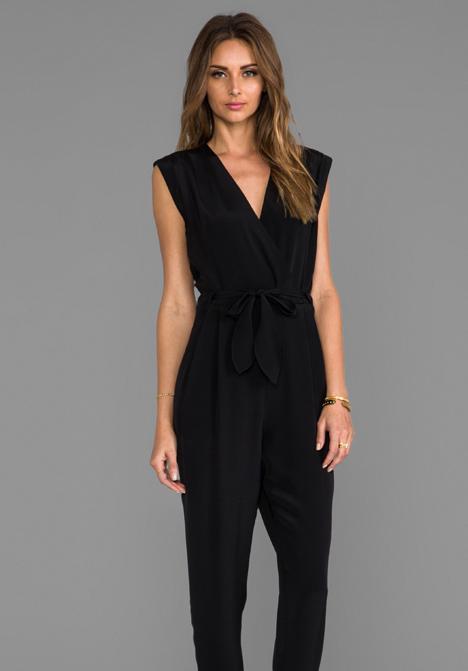 Theory Selection Pavona Jumpsuit In Black