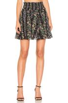 Floral Stripe Skirt