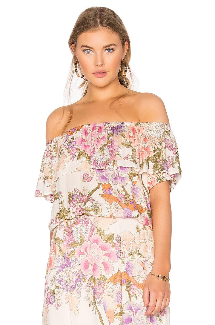 Blue Skies Off Shoulder Top