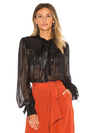 The Black Silver Blouse
