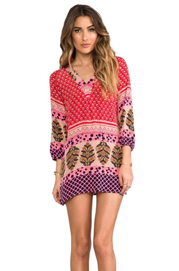 Tolani Chandra Dress In Red