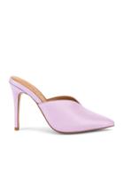 Myth Leather Mule Heel