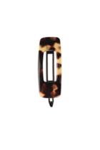 Mini Cutout Rectangle Tige Boule Barrette