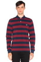 Striped Pique Polo