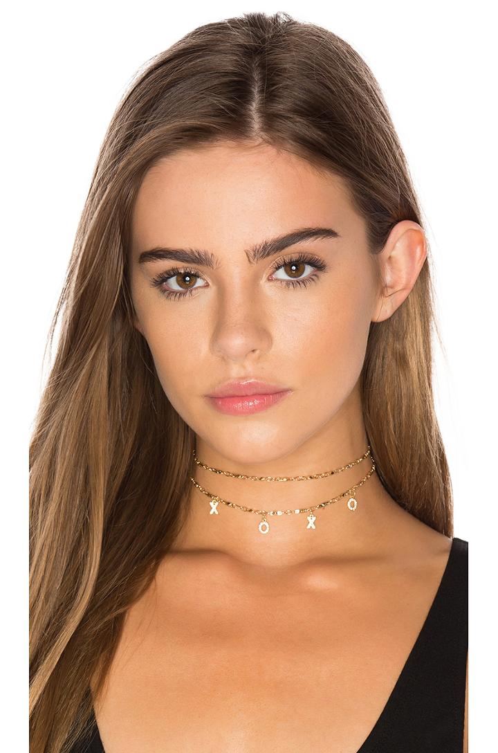 X Revolve Nyc Kiss Choker