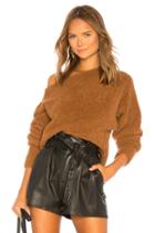 Teddy Cropped Boatneck Sweater