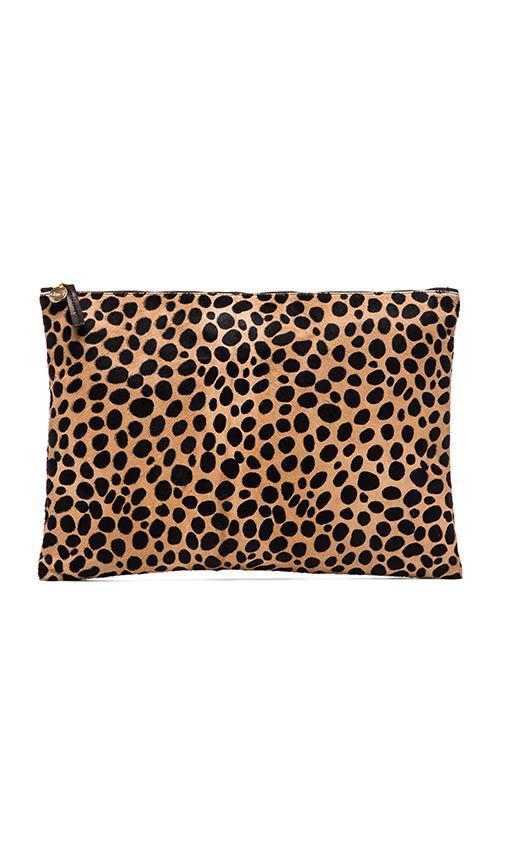 Clare V. Oversize Clutch In Brown