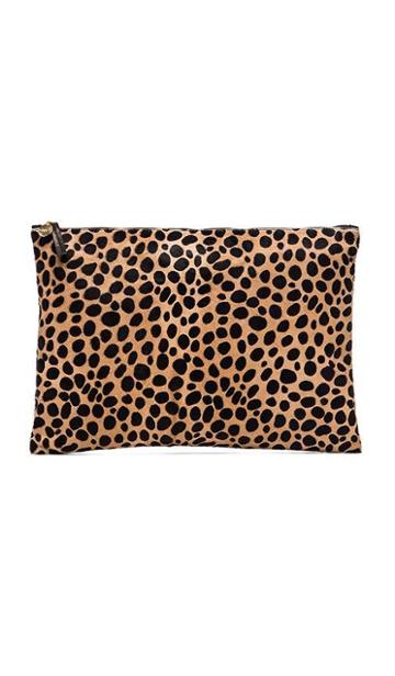Clare V. Oversize Clutch In Brown