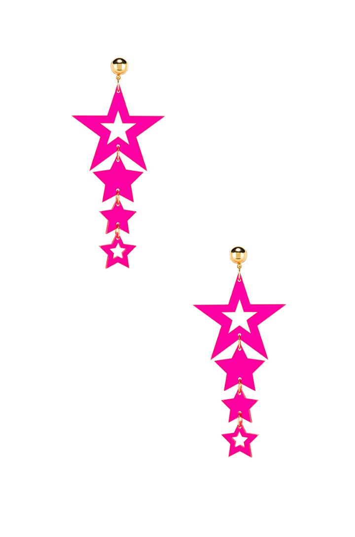 Cascading Star Earrings