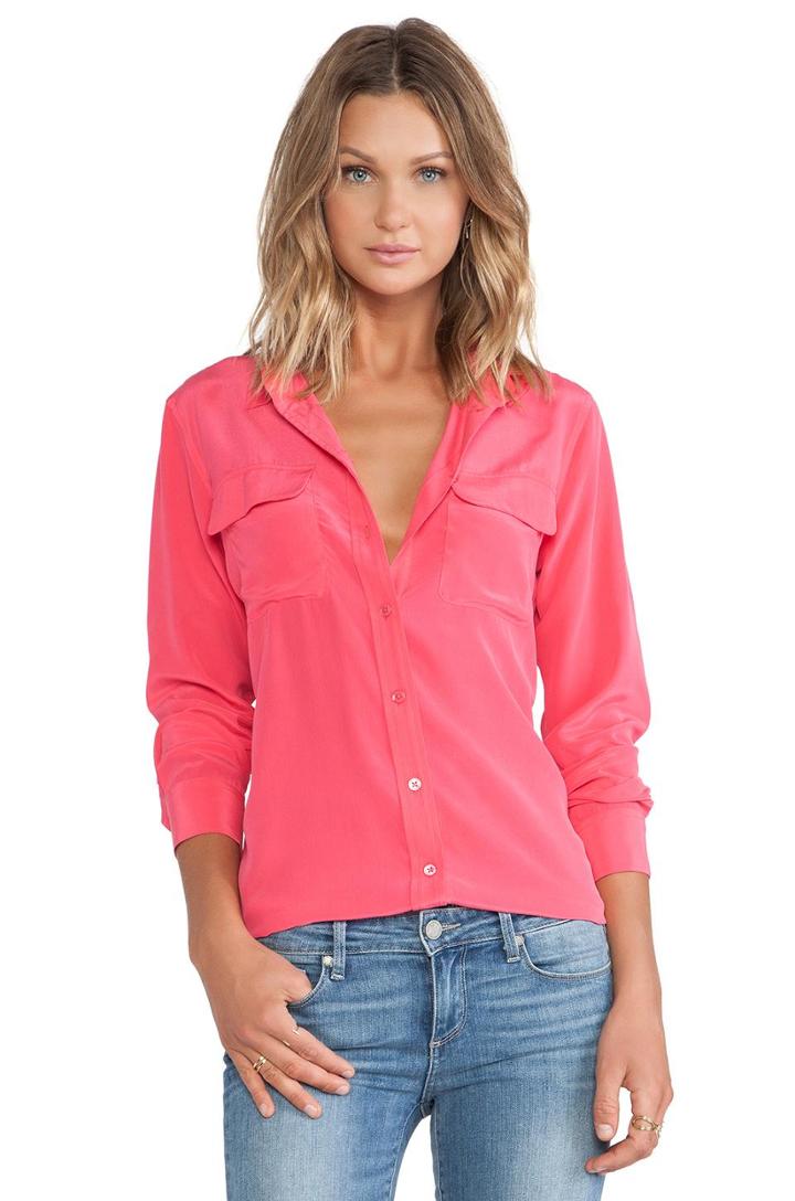 Slim Signature Vintage Wash Blouse