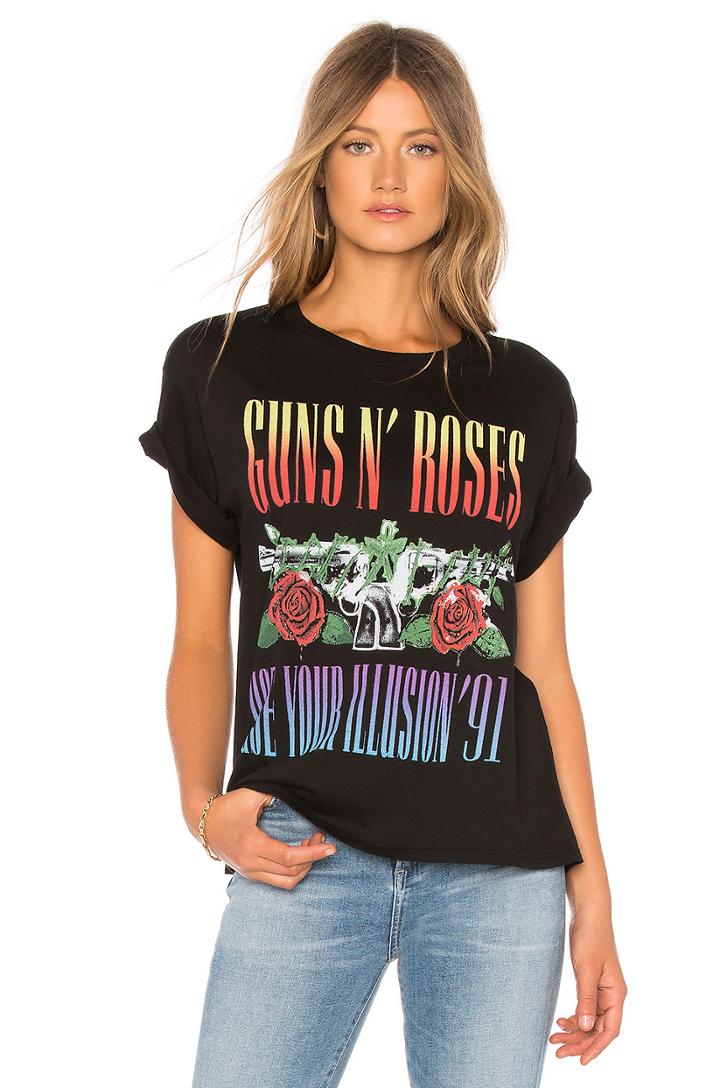 Gnr Use Your Illusion Boyfriend Tee