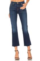 Cropped Boot With Frayed Hem