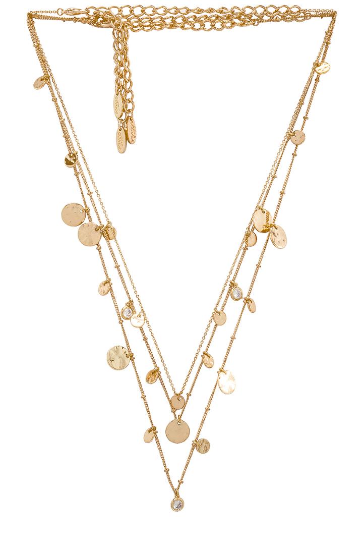 Layered Mini Disc Necklace