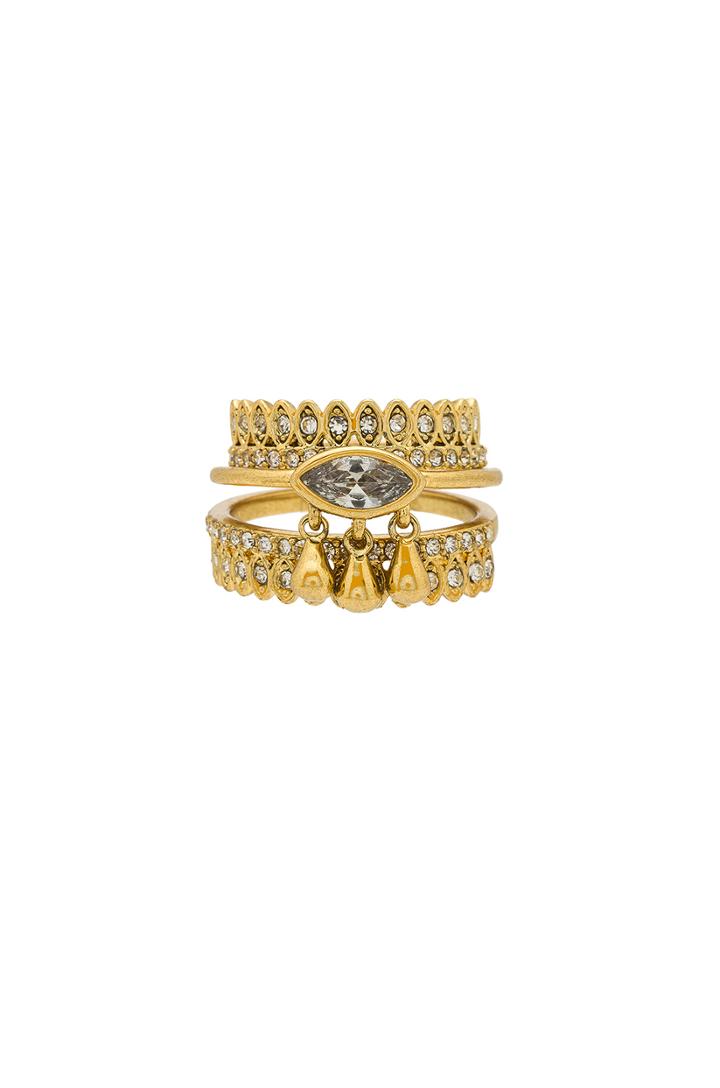 The Cosmic Teardrop Ring Set