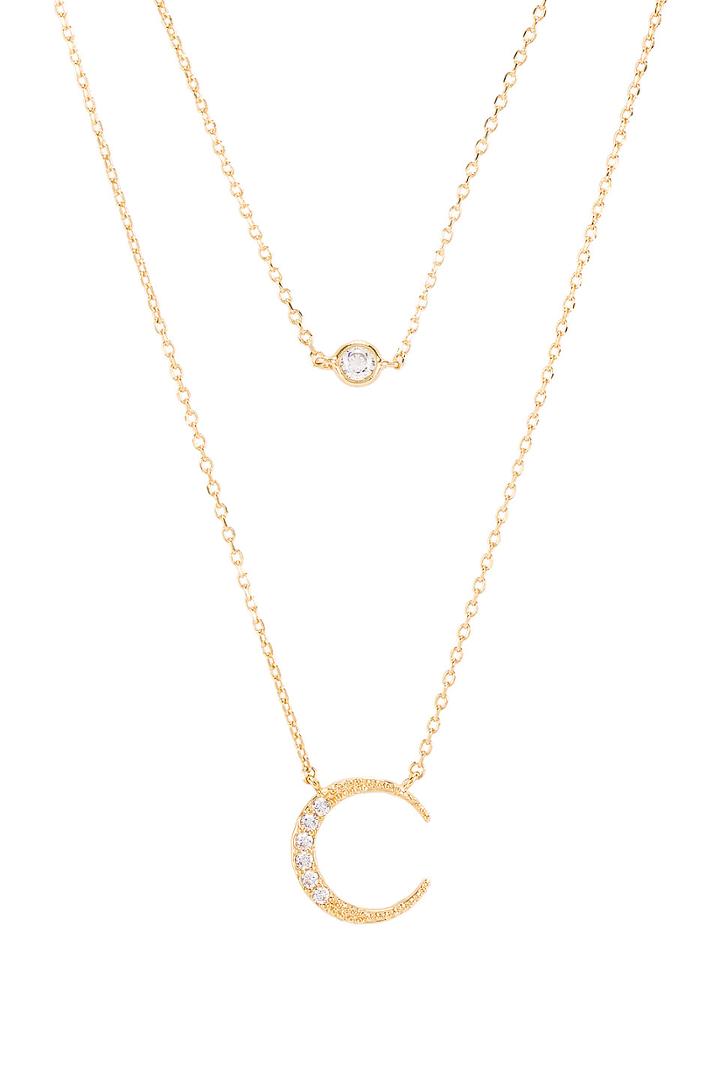 Moonship & Crystal Necklace