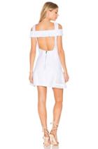 Marthe Lace Elastic Frill Mini Dress