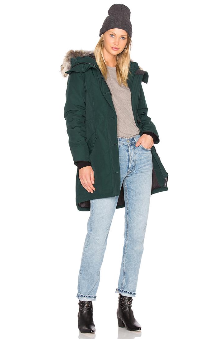 Rossclair Coyote Fur Parka