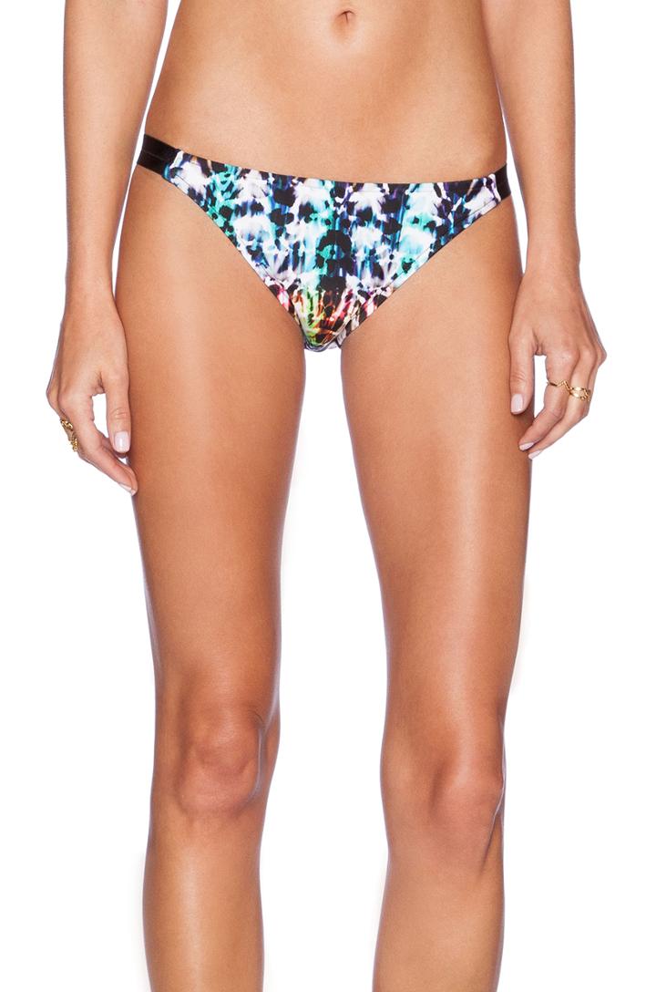 Batik Print Split Bikini Bottom