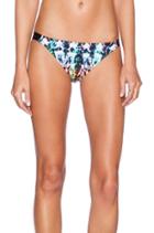 Batik Print Split Bikini Bottom