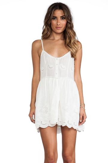 Spell & The Gypsy Collective Indian Summer Sun Dress In White