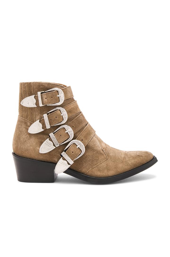 Western Buckle Bootie