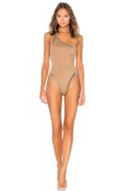 Stud One Shoulder One Piece