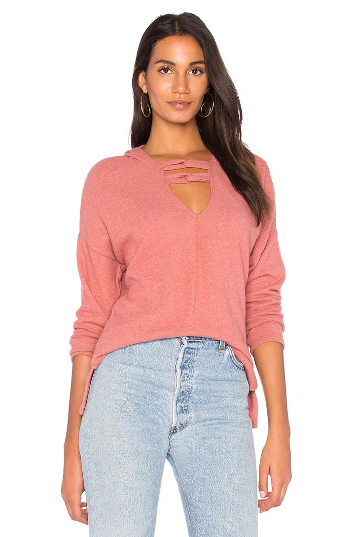 Carre Knot Neck Hoodie