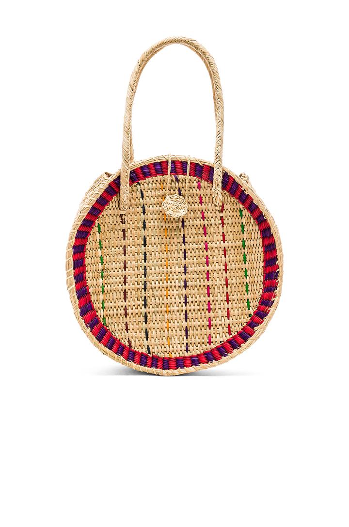 Straw Disco Bag