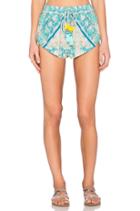 Striped Paisley Printed Short