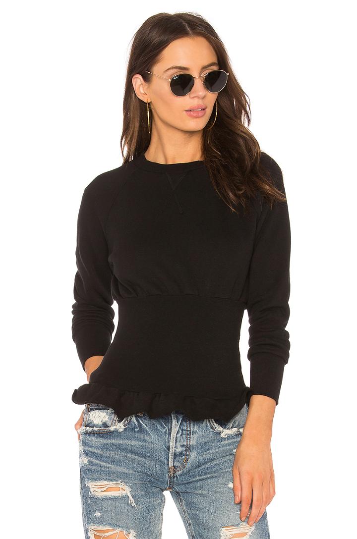 Indira Ruffle Sweatshirt
