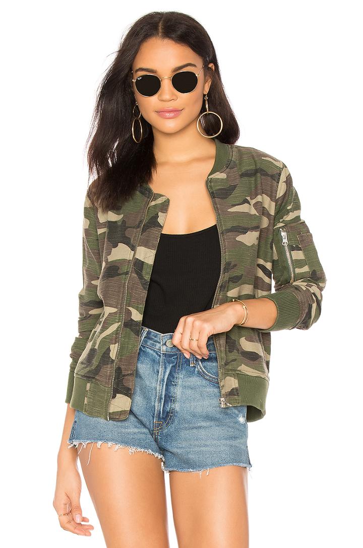 Camo Bomber Jacket